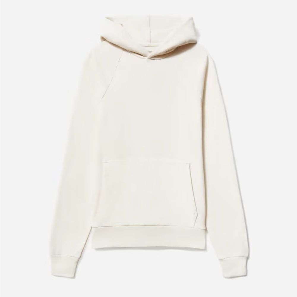 NEW The Track Organic Cotton Hoodie Bone Medium Sustainable‎
